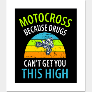 Motocross Biker Freestyle Stunt Posters and Art